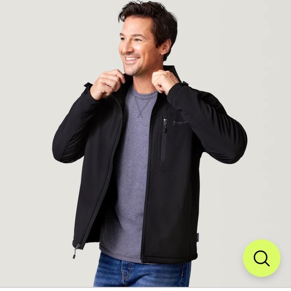 Free Country Journeyman Flex super soft shell jacket black - Picture 2 of 10